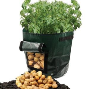 30L Large Capacity Potato Grow Planter PE Container Bag Pouch Tomato Vegetables Garden Outdoor