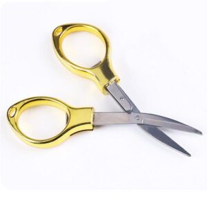 Folding Stainless Steel 8 Words Glasses Small Scissors