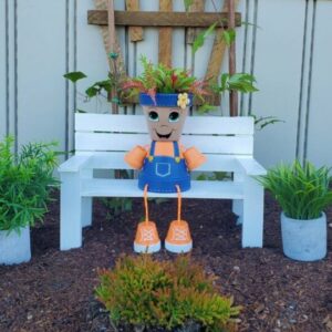 Country Kid People Planter