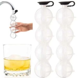 (🔥Summer Hot Sale - Save 50% OFF) 4-Ball Ice Cube Mold, Buy 2 Get 2 Free