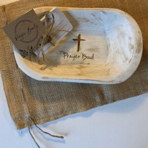 PRAYER BOWL DOUGH BOWL CROSS RELIGIOUS GIFTS