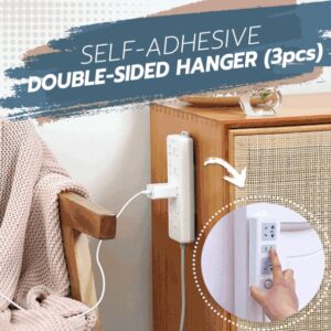 Self-Adhesive Double-Sided Hanger (3pcs)