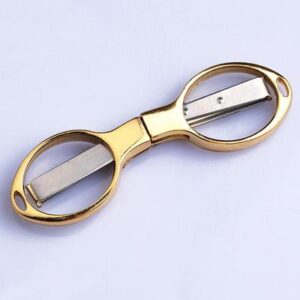 Folding Stainless Steel 8 Words Glasses Small Scissors