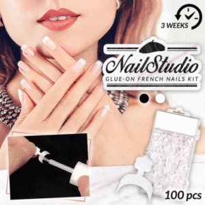 (💥MOTHER'S DAY PROMOTION BIG SALE 50% OFF!) Nail Studio White French Nails Extension