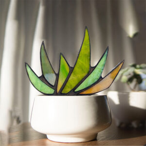 Suncatcher Stained Agave Plante-Buy More Save More