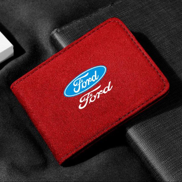 Car Driving License High-end Suede Storage Bag