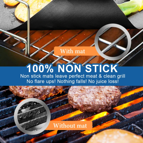 (🔥Summer Hot Sale - Save 50% OFF) Non-Stick BBQ Baking Mats, Buy 2 Get 1 Free