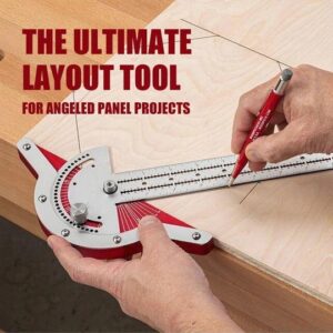 (FATHER'S DAY HOT SALE - SAVE 50% OFF) Adjustable Woodworkers Edge Rule