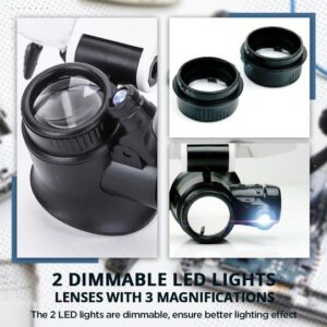 🎅New Year limited time offer🎄LED Glasses Magnifier 8x 15x 23x