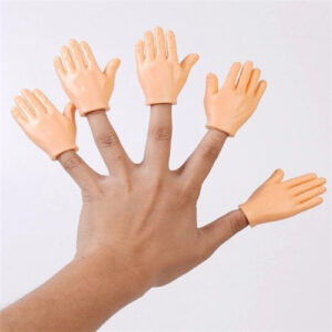 Funny Little Finger Latex Gloves Cat Massage Tool Toy