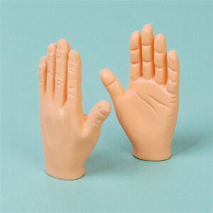 Funny Little Finger Latex Gloves Cat Massage Tool Toy