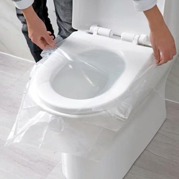 (Summer Flash Sale- 50% OFF) Biodegradable Disposable Plastic Toilet Seat Cover