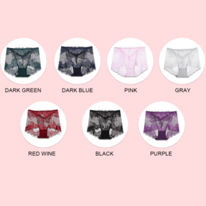 Ladies Silk Lace Handmade Underwear Pack