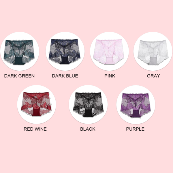 Ladies Silk Lace Handmade Underwear Pack