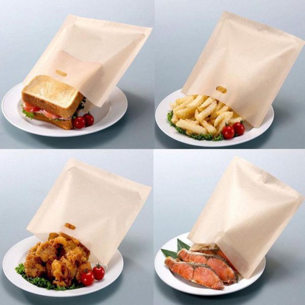 (Flash Sale- 50% OFF) Reusable Toaster Bag- 5PCS