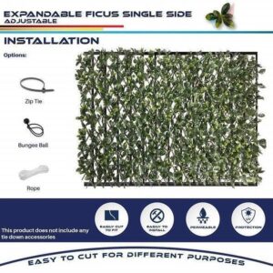 Holiday promotion 50% OFF Expandable Faux Privacy Fence