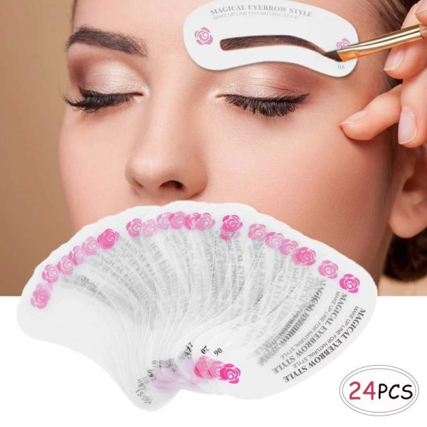 (SUMMER HOT SALE- Save 50% OFF) One Step Brow Stamp Shaping Kit