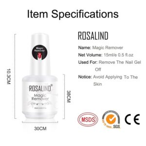 💖Summer Hot Sale 50% Off ⚡ROSALIND Nail Gel Polish Magic Remover