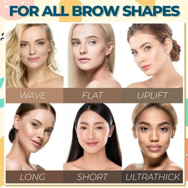 (SUMMER HOT SALE- Save 50% OFF) One Step Brow Stamp Shaping Kit