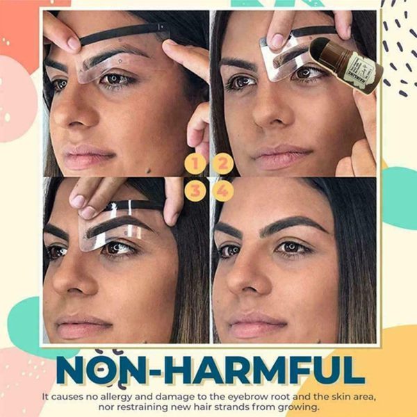 (SUMMER HOT SALE- Save 50% OFF) One Step Brow Stamp Shaping Kit