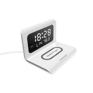 (💝Early Mother's Day Promotion 50% OFF) 2021 New Creative Wireless Phone Charging station with Digital Alarm Clock