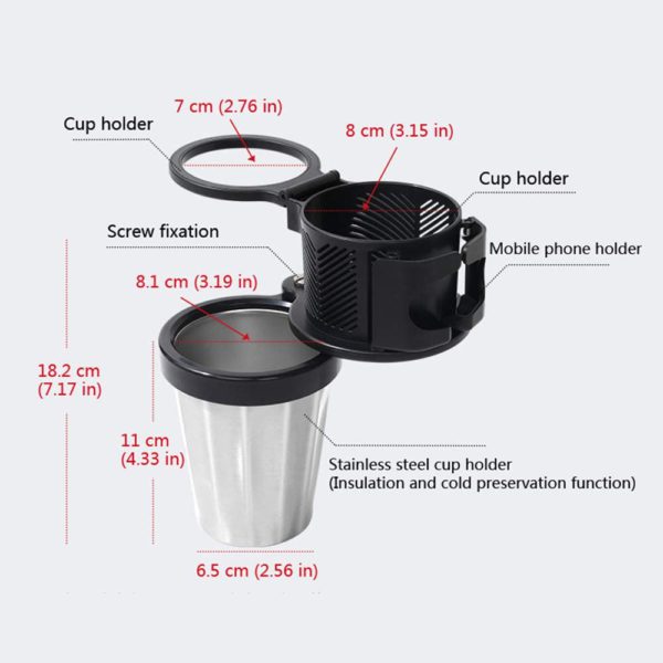 (🔥HOT SALE NOW-48% OFF)Multifunctional Vehicle-Mounted Cup Holder