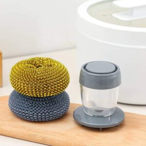 (Summer Sale - 50% OFF)Kitchen Soap Dispensing Palm Brush