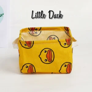 FOLDABLE CANVAS CARTOON STORAGE BOX 4 PCS/SET