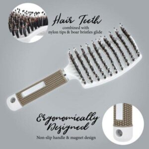 ✨BUY 1 GET 1 FREE✨ Detangler Bristle Nylon Hairbrush