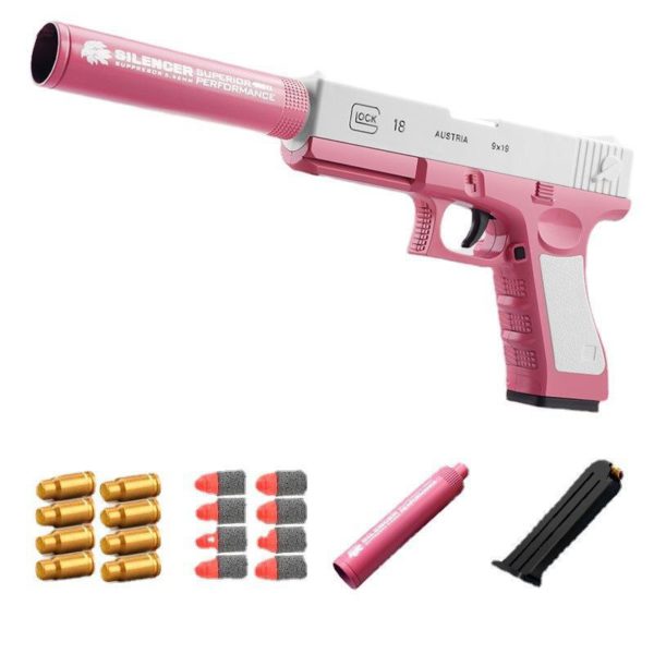 💥Summer Hot Sale 50% OFF💥Glock & M1911 Shell Ejection Soft Bullet Toy Gun