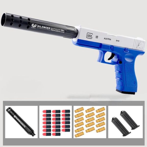 💥Summer Hot Sale 50% OFF💥Glock & M1911 Shell Ejection Soft Bullet Toy Gun