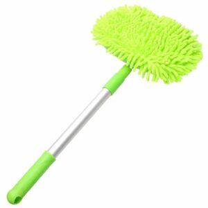 S Upgrade Three section telescopic car washing brushes mop With A Replacement Brush head cover