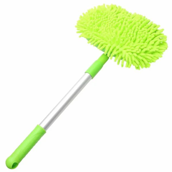 S Upgrade Three section telescopic car washing brushes mop With A Replacement Brush head cover