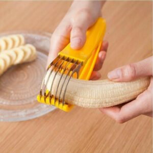 Banana Slicer—Handy Kids Chopper For Vegetable Cucumber Hotdog Fruit