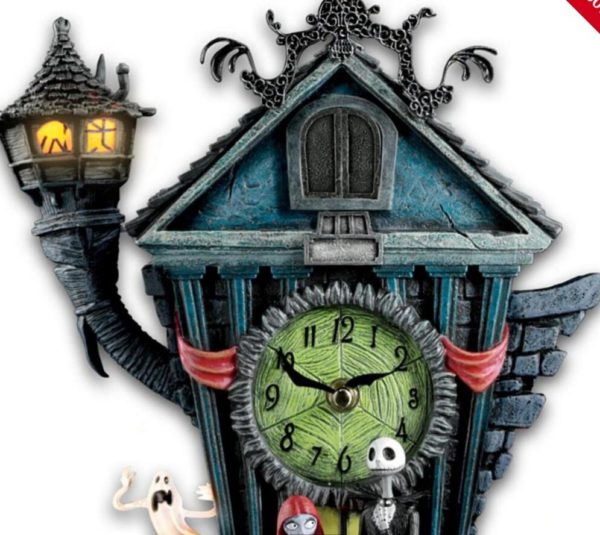 Disney Tim Burton 'The Nightmare Before Christmas' Wall Clock