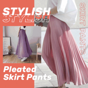 Stylish Pleated Skirt Pants