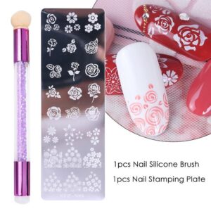 (Summer Hot Sale-50% OFF) Silicone French Nail Art Stamp