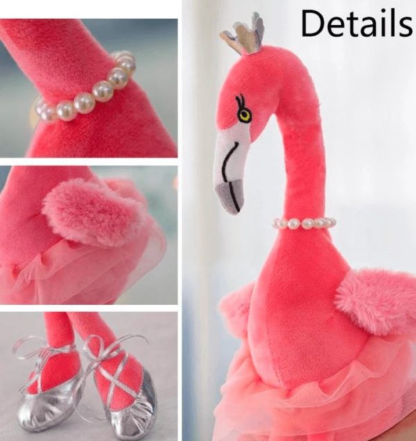 (❤️WOMEN'S DAY FLASH SALE - 50% OFF) 2021 NEW ELEGANT BALLET STYLE SINGING FLAMINGO PLUSH TOY