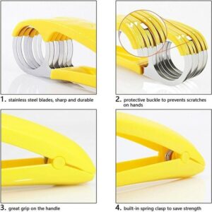 Banana Slicer—Handy Kids Chopper For Vegetable Cucumber Hotdog Fruit