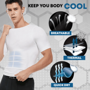 💥Summer Hot Sale-50% OFF💥Men Abs Trimmer Shirt🔥Buy 2 Extra 10% OFF