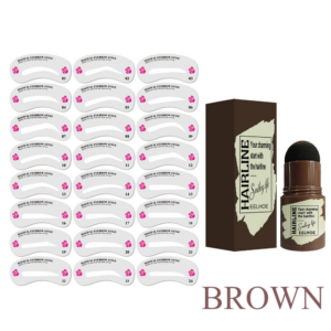 (SUMMER HOT SALE- Save 50% OFF) One Step Brow Stamp Shaping Kit