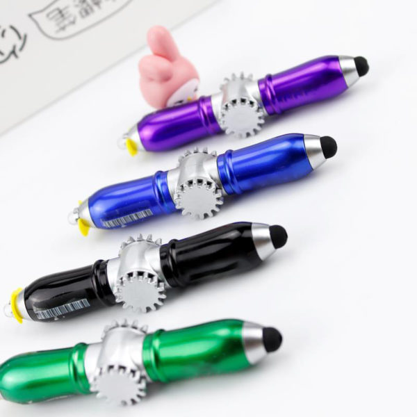 (SUMMER HOT SALE - SAVE 50% OFF) Multifunctional LED Gyro Rotating Pen - BUY 4 GET 2 FREE