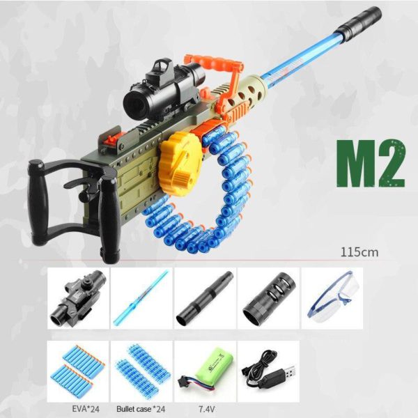 M416 M2 Gun Toy Electric Soft Hole Bullet Fun Kids Game Birthday Gift - M416