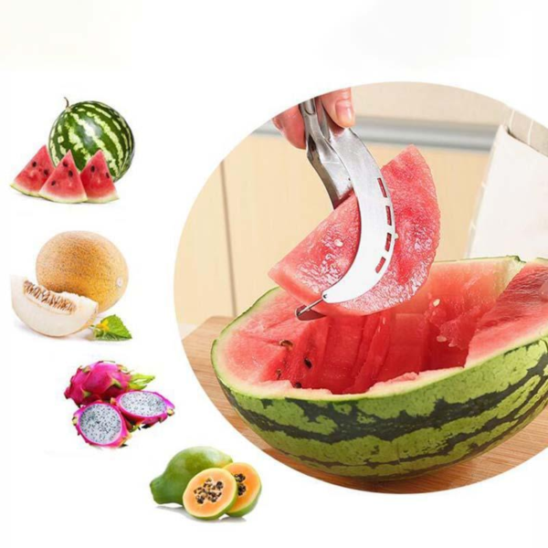 💥Early Summer Hot Sale 50% OFF💥 Stainless Steel Watermelon Slicer & BUY 2 GET 2 FREE