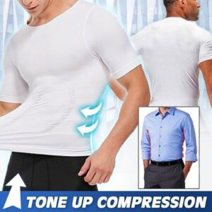 💥Summer Hot Sale-50% OFF💥Men Abs Trimmer Shirt🔥Buy 2 Extra 10% OFF