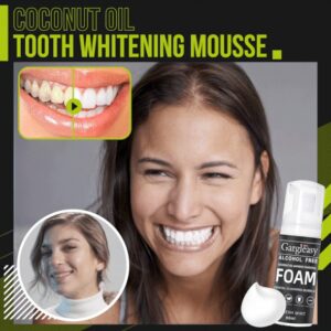 Coconut Oil Tooth Whitening Mousse