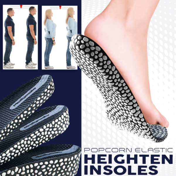 Popcorn Elastic Heighten Insoles