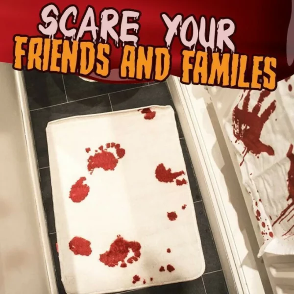 🎁Early Halloween Promotion-🎃Halloween Bloody Color Changing Bath Mat!!!