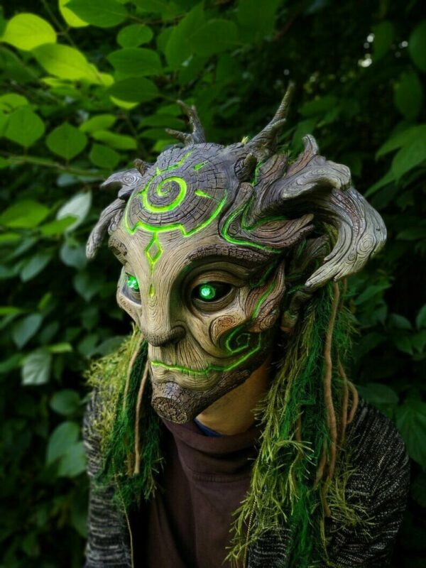 Green Man Forest Spirit Mask Costume Accessories Masks.