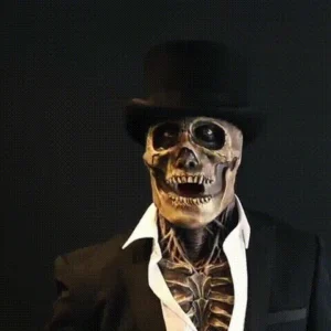 The latest skeleton biochemical mask for 2021-Creative GIF Introduction